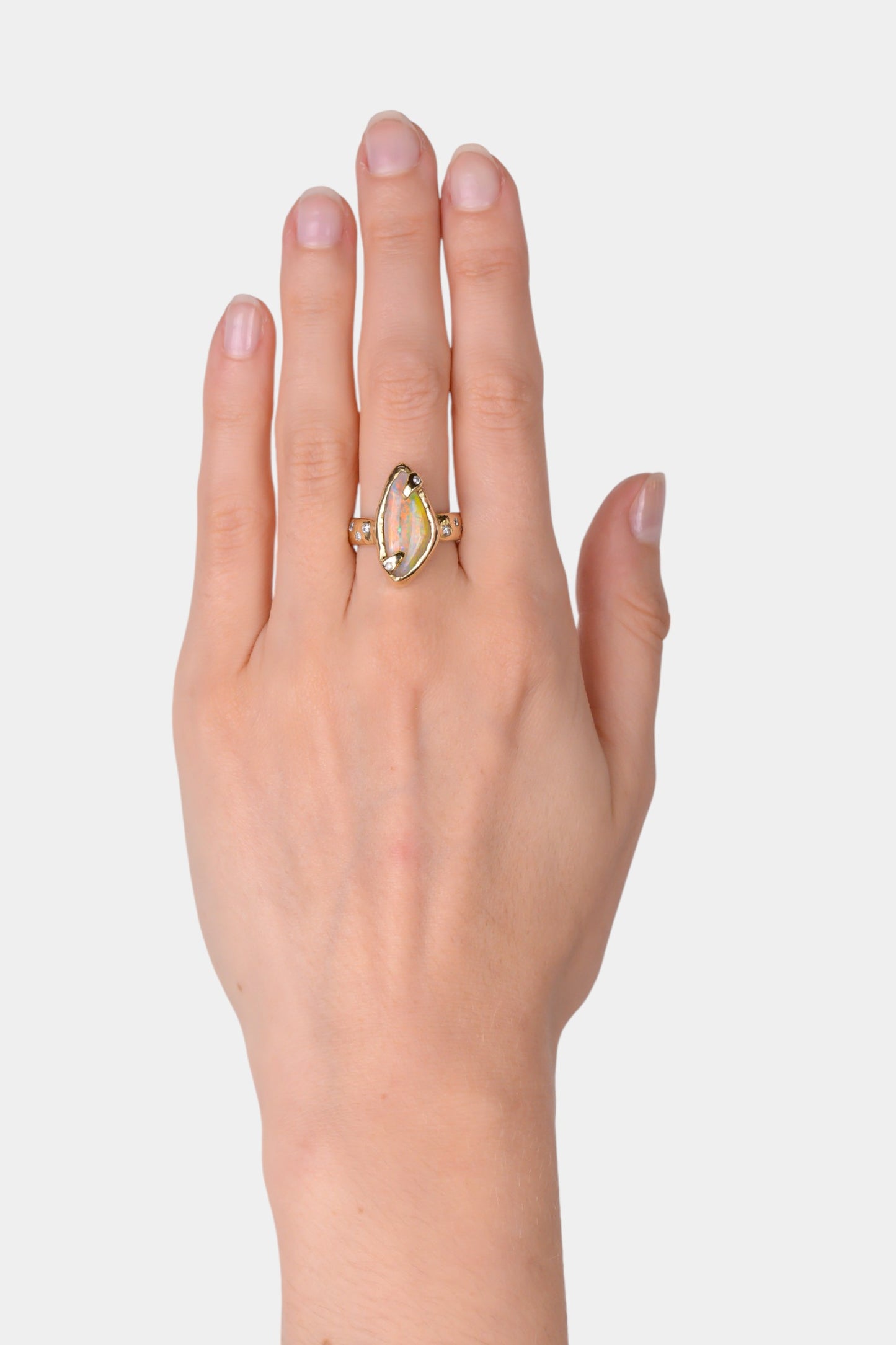 Fancy Dazzling Opal Ring