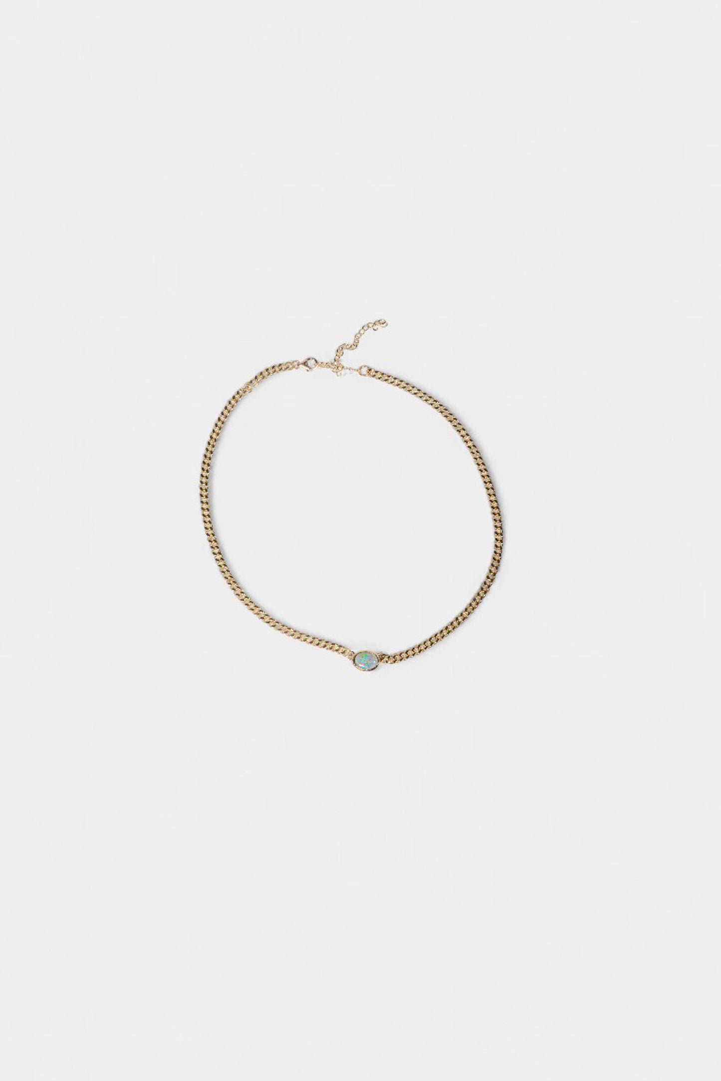 Aussie Opal Chain - White