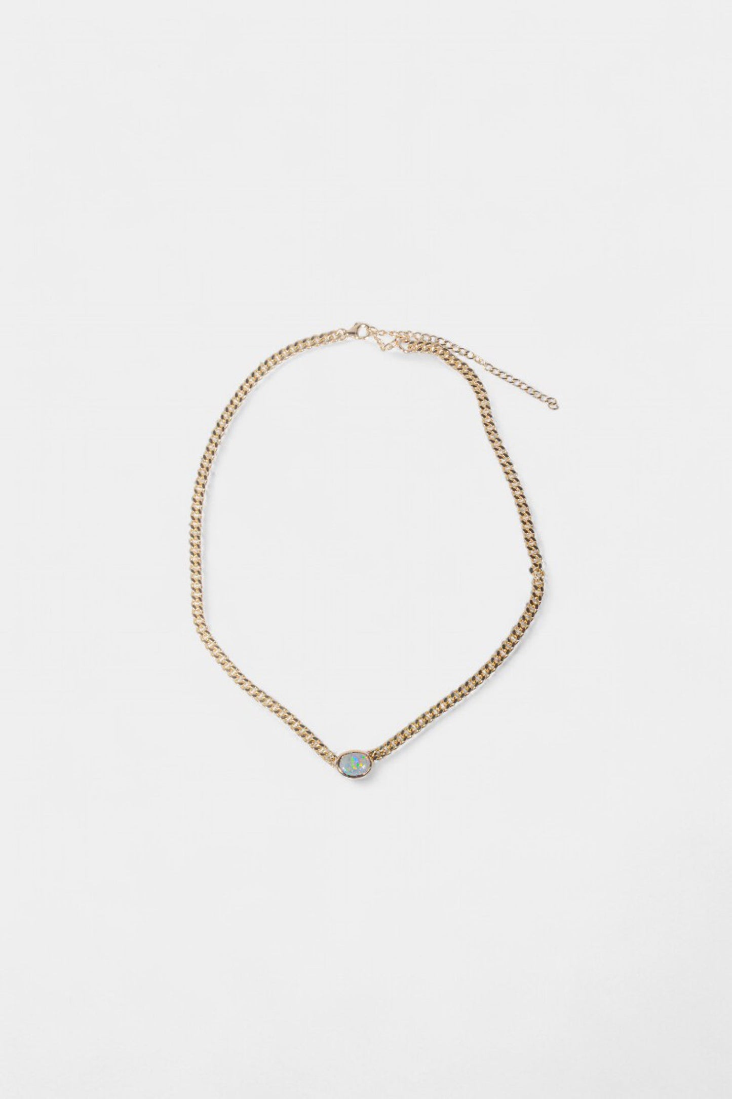 Aussie Opal Chain - White