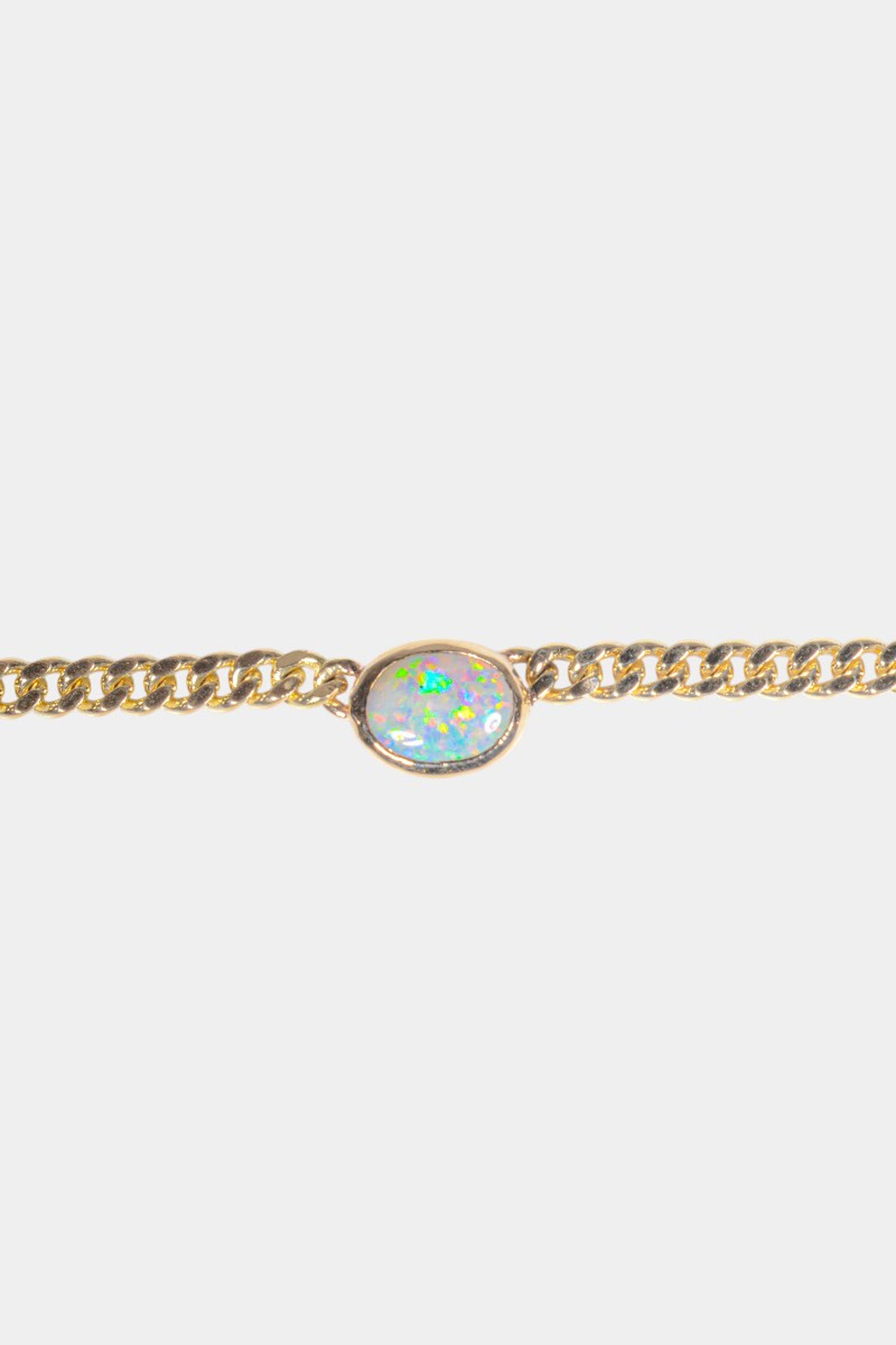 Aussie Opal Chain - White