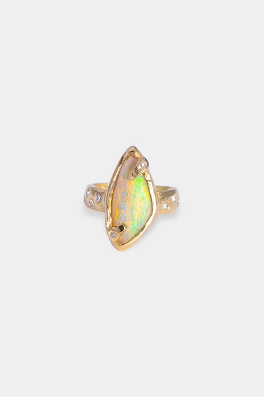 Fancy Dazzling Opal Ring