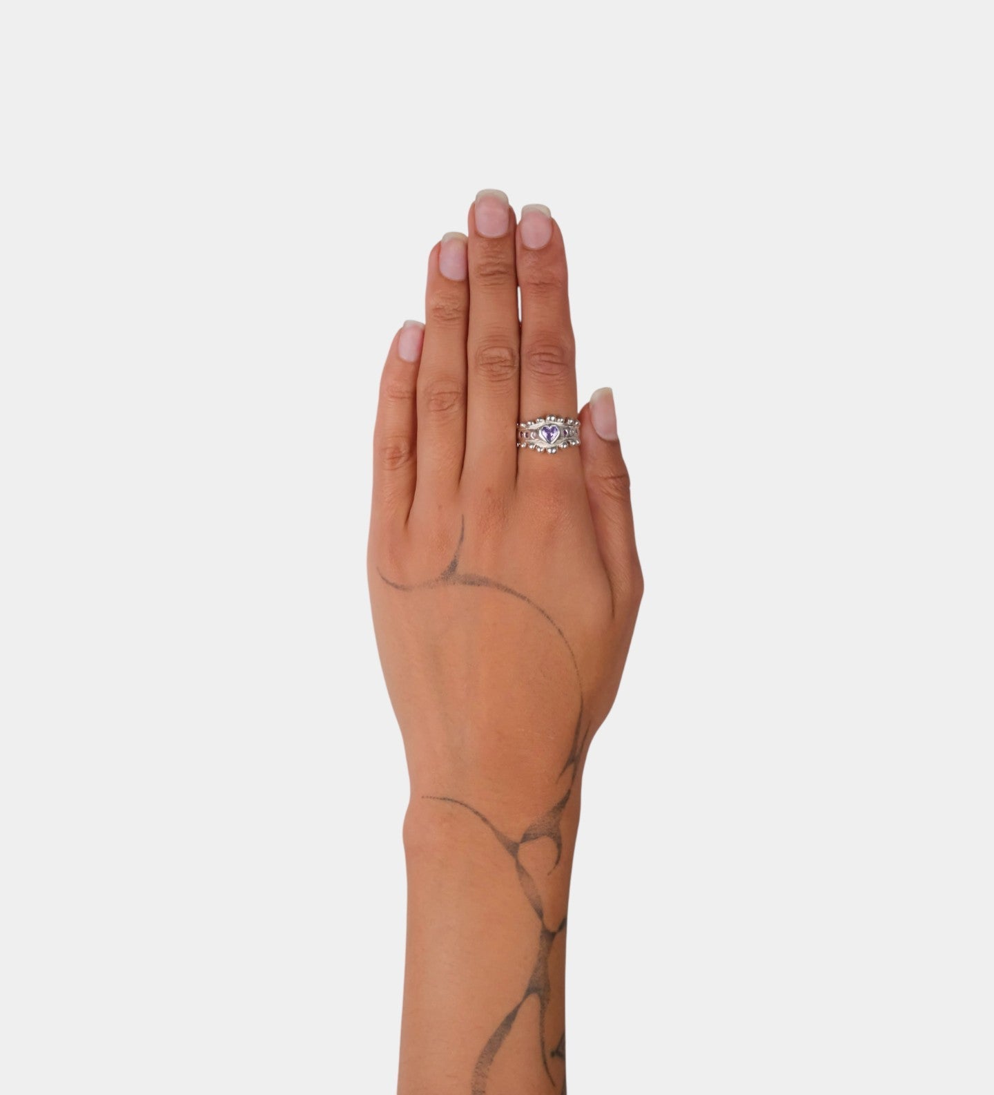 Liquorice Heart Ring