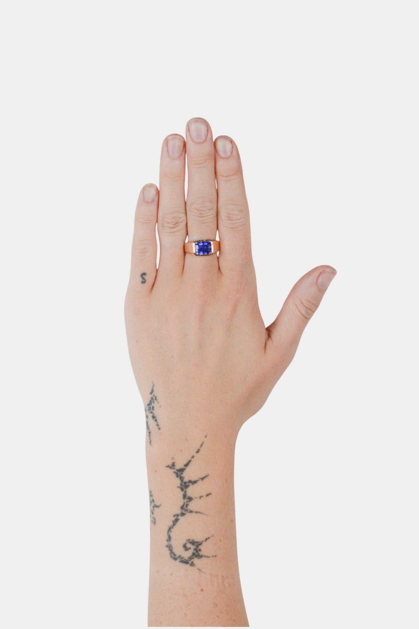 Blue Signet Ring