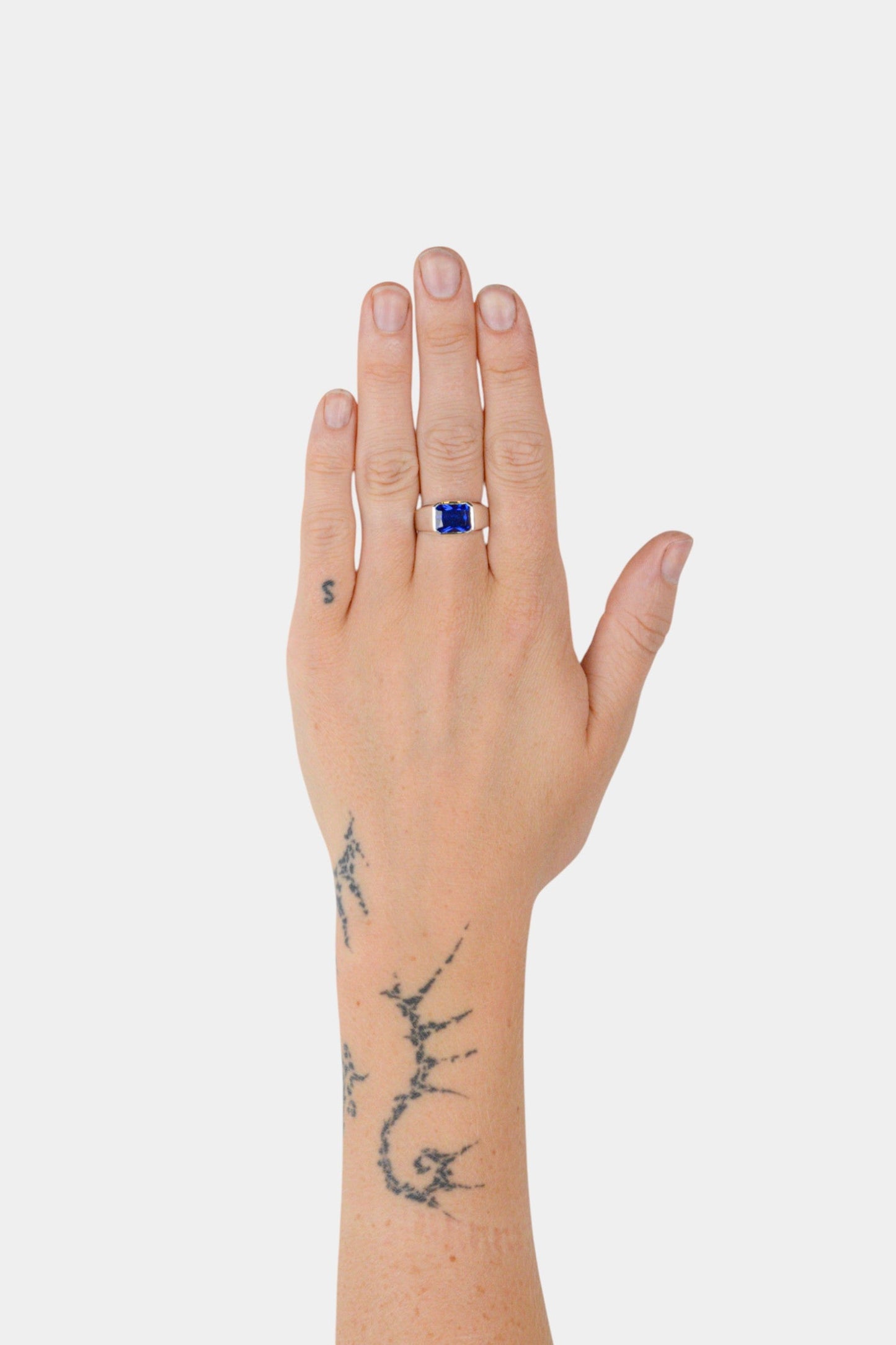 Blue Signet Ring