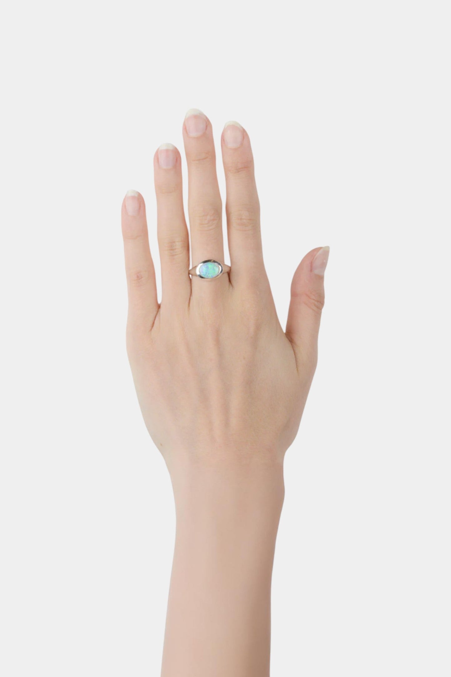 Aussie Opal Ring - White