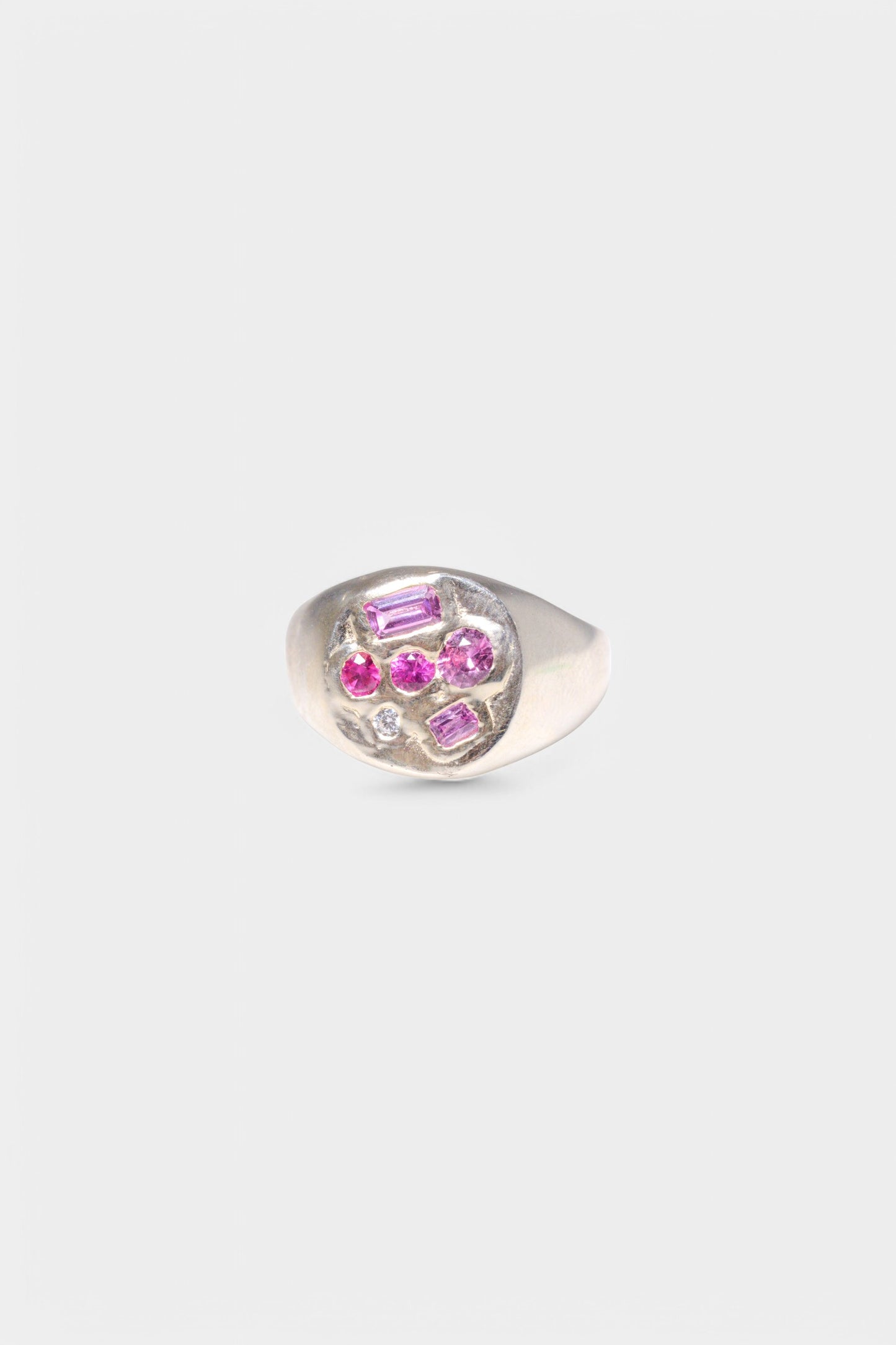 Pink Dome Signet Ring