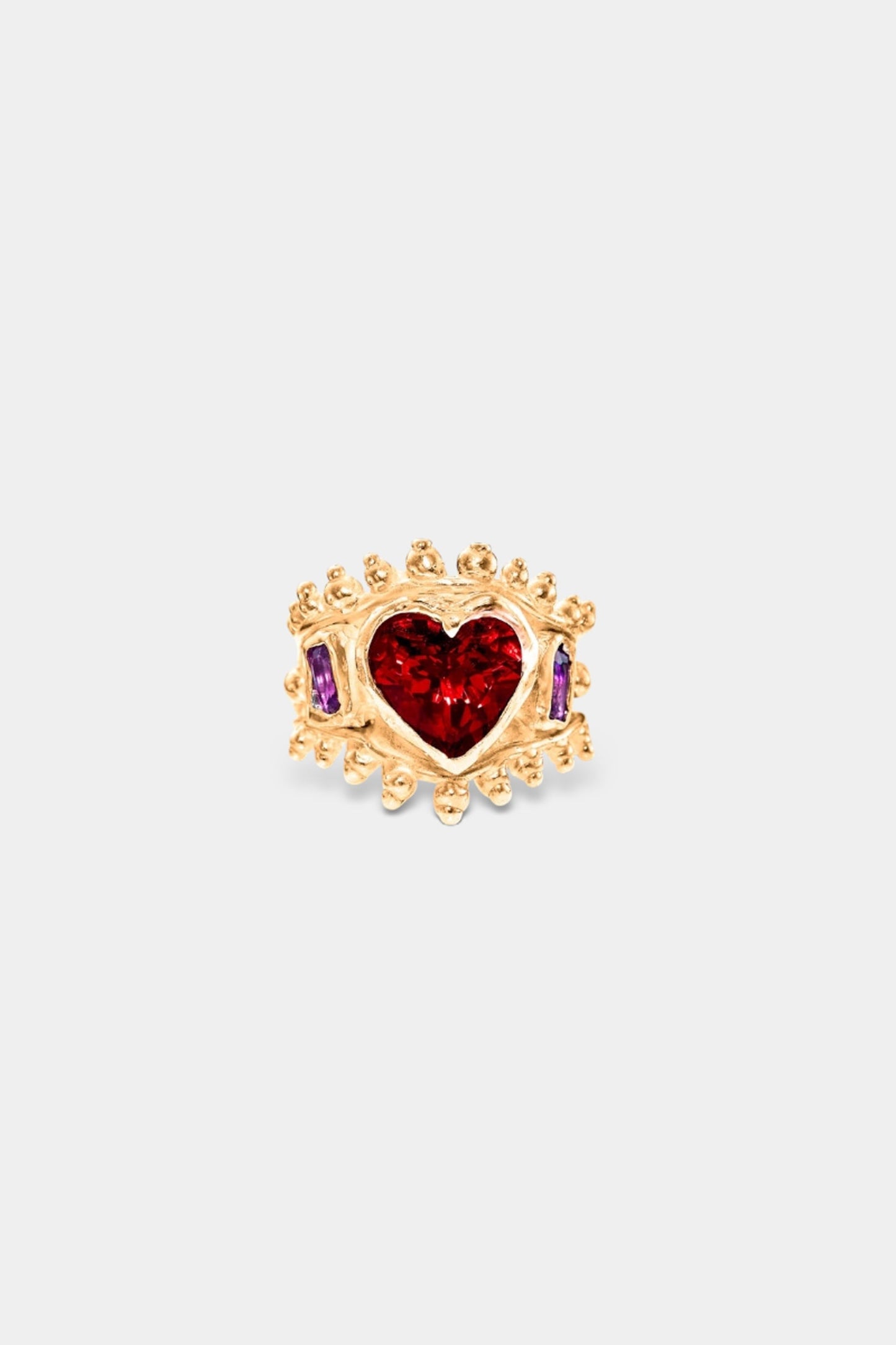 Ruby Heart Ring