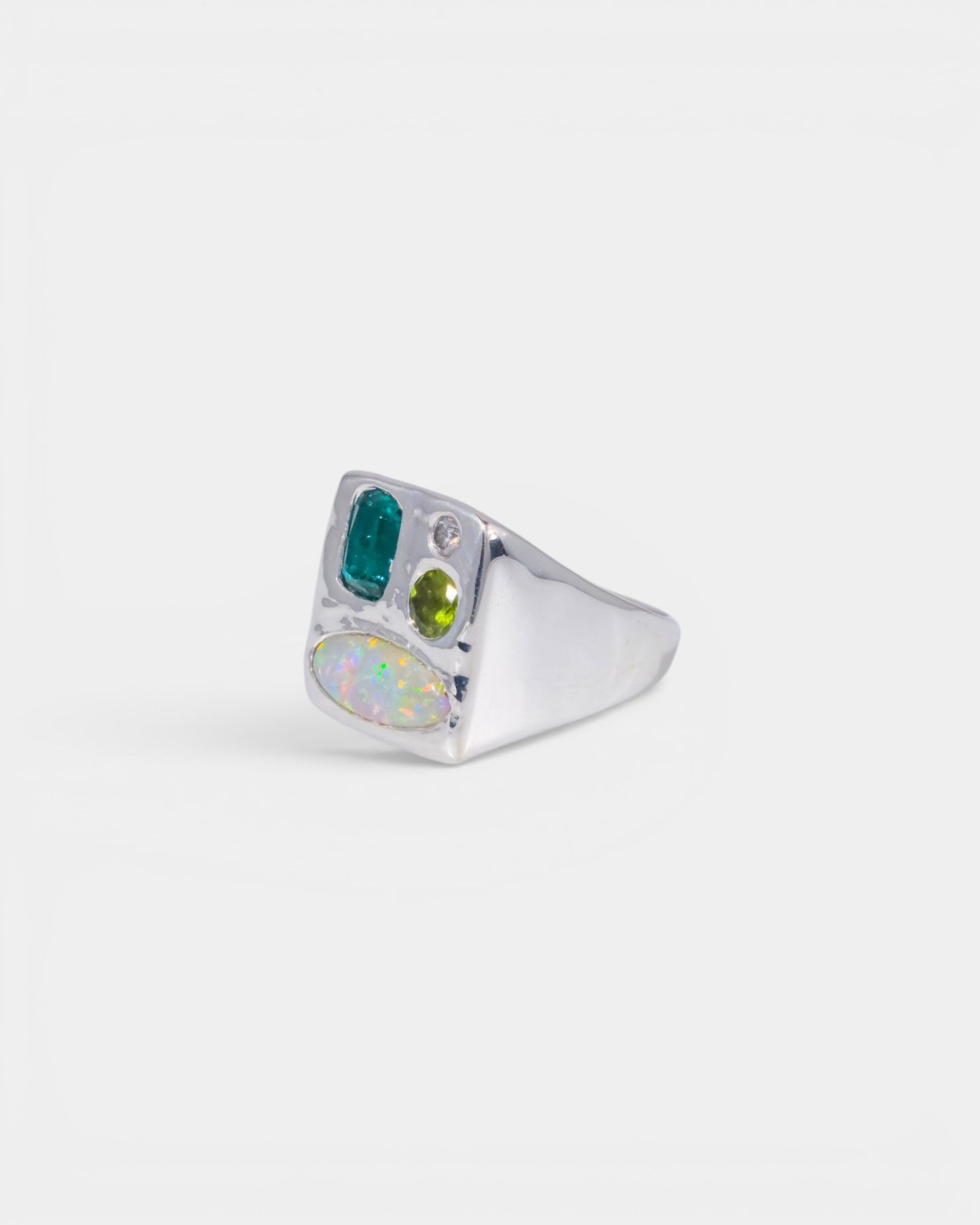Peppy Mint Signet Ring