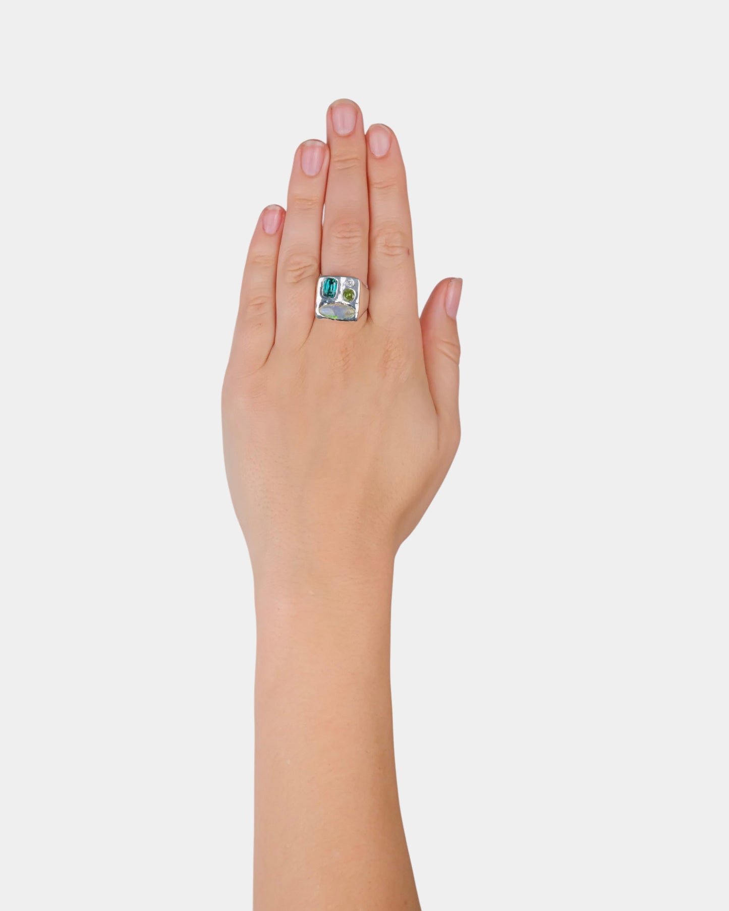 Peppy Mint Signet Ring