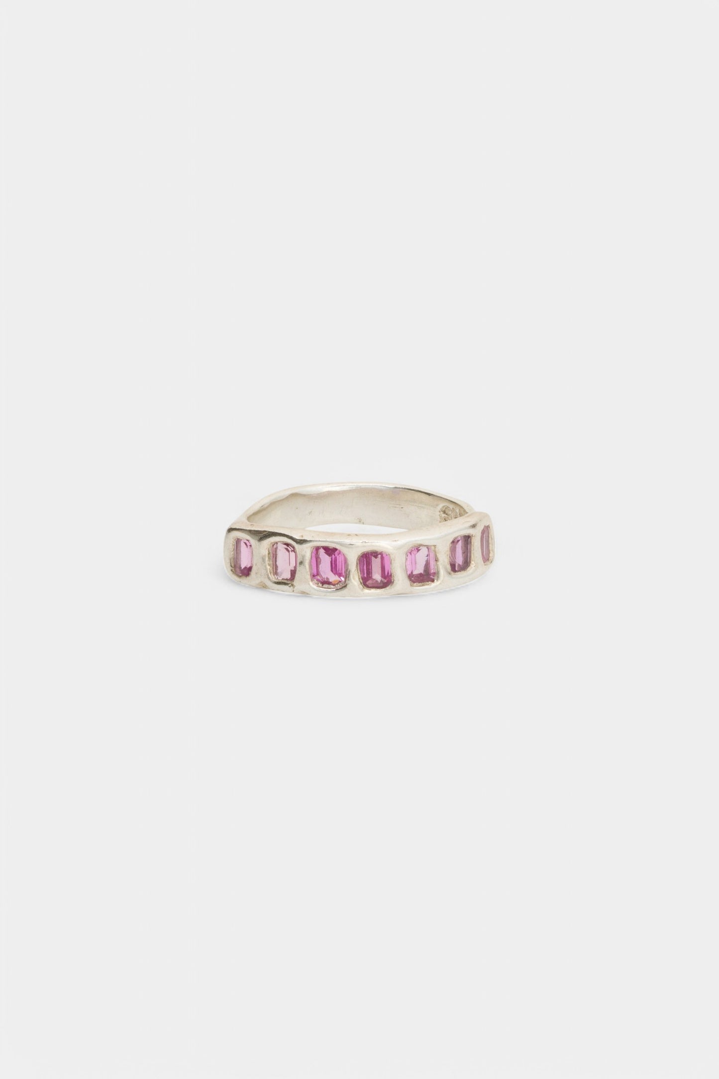 Pink Sapphire Stacker Band